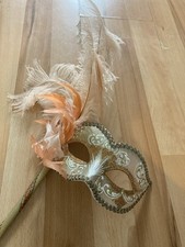 Genuine Venice Carnival Stick Mask | Made In Italy  