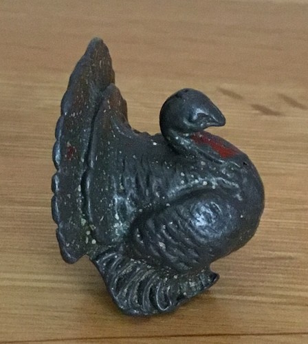 Vintage lead turkey toy - turkey,