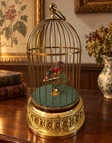 Vintage german singing - vintage, bird