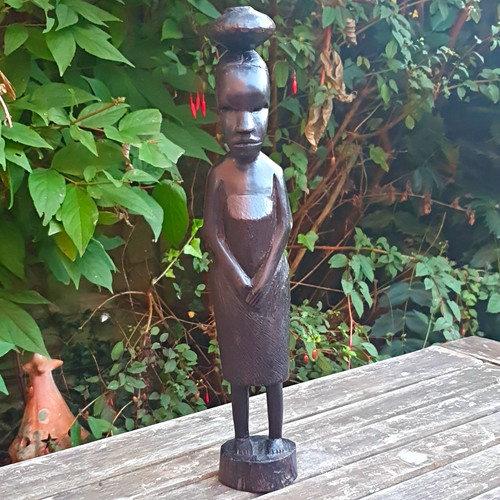 Hand carved wooden - carved,