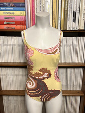 Maryan Mehlhorn Ladies S 8 10 D Swimsuit One Piece Built in Bra Underwired Print