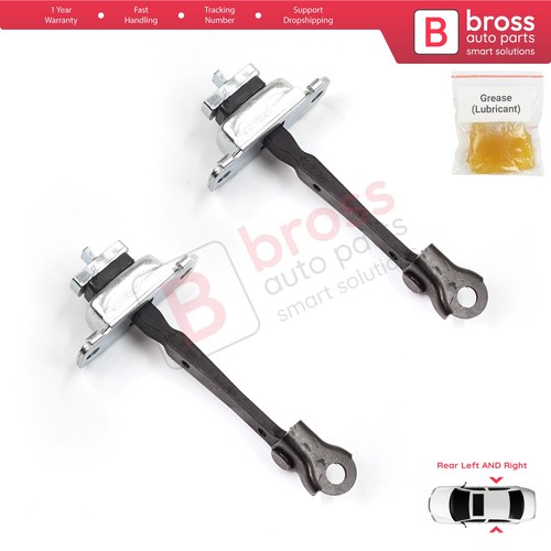 Rear door hinge stop check - 2x,