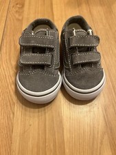 Vans Size 4/20 Infant Boys Shoes trainers grey