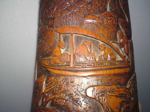 19th century carved bamboo