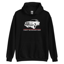 Premium Hoodie For Chevy Silverado 1500 Truck Car Owners Birthday Gift
