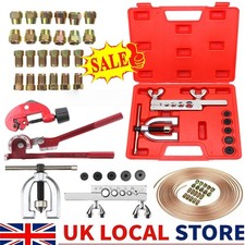 Brake Lines Repair Kit Copper Pipe Flaring Tool Cutter Bender 3/16" Unions Nuts