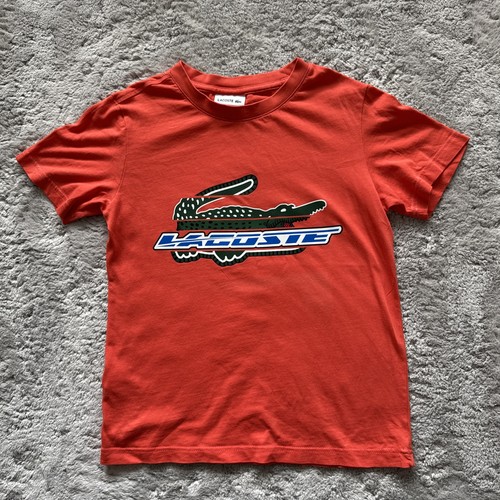 Lacoste orange tshirt - lacoste,