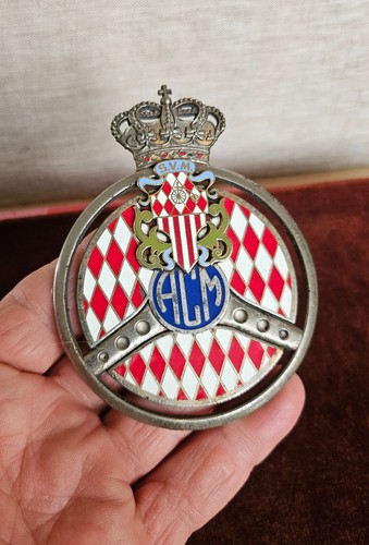 Vintage enamel automobile car - enamel,