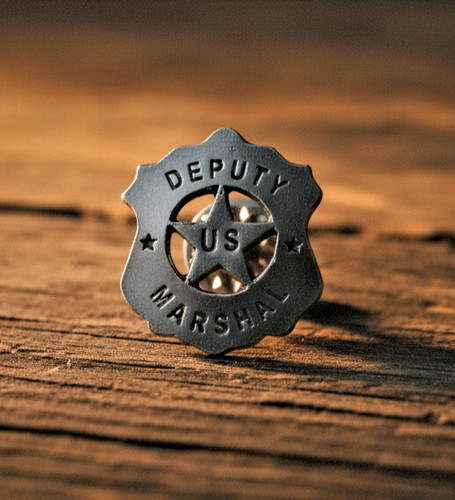 Replica mini marshal badge - us,
