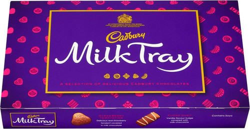 Cadbury milk tray chocolate - milk,