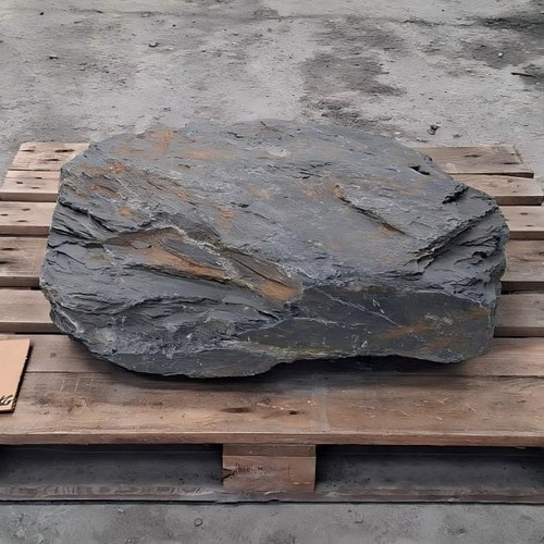 Welsh slate boulder garden - slate,