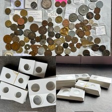 BULK LOT Of World Coins/tokens Medals & Toy Coins Various Grades & Conditions.