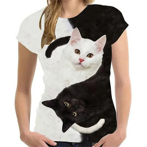 Printed mysterious cat - 3d,