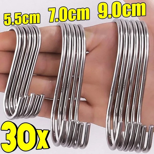30pcs metal hooks - metal,