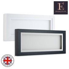 3D 1" Cube Range PANORAMIC Deep Box Shadow Frames Memory Box Display Case Multi