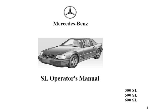 Operator manual mercedes - ,