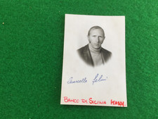 M Selmi  banco de sicilia  SICILY  1969 PORTRAIT PHOTO