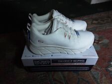 New Ladies Skechers Trainers Off White Size 5