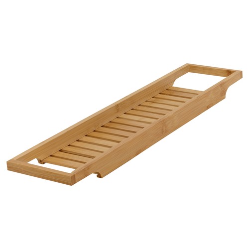 Bamboo bath tub caddy tray - bath,