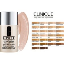 Clinique Even Better Foundation SPF15 30ml Full Size - Boxed - Assorted Shades
