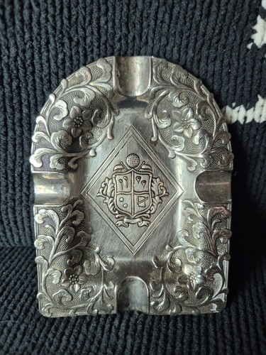 Vintage metal golf ash tray - metal,