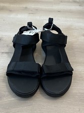 Zara Sandals Size 6 Black New With Tags Black Technical Walking