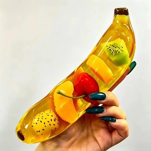 Fruit banana jelly squishy - jelly, toy