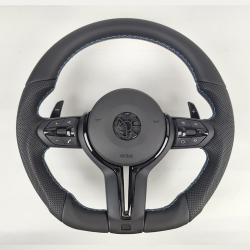 Sport leather steering wheel - leather,