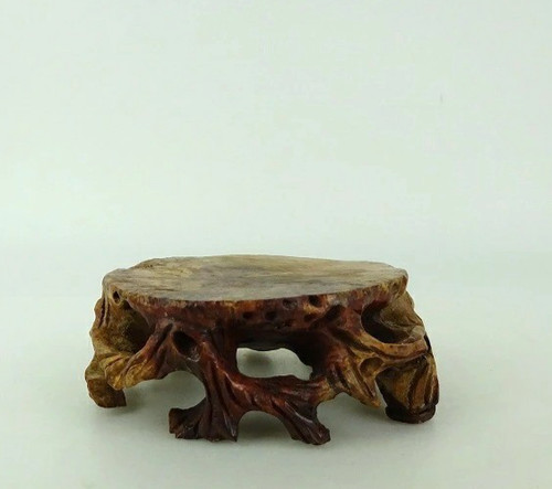Japanese wooden bonsai display - bonsai,
