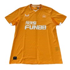 Castore Newcastle United FC Goalkeeper Away Shirt Orange 21/22 Men’s UK Large