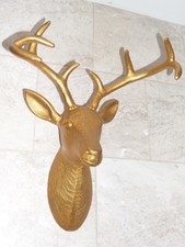 Luxury Gold Stag Deer Head