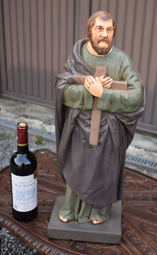 Antique french chalk statue