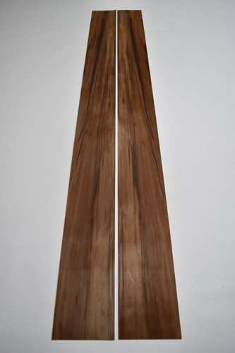 Smoked satin walnut veneer - smoked,