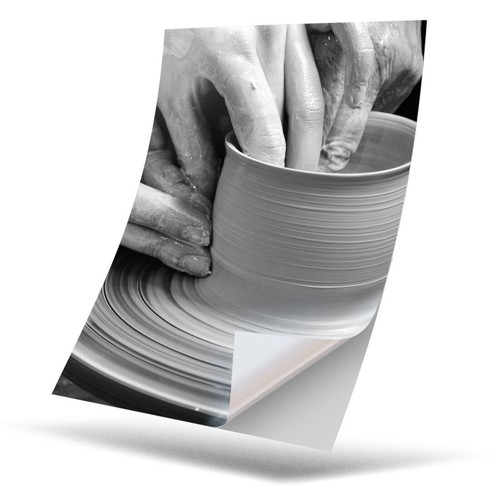 Vinyl sticker bw - x, a4