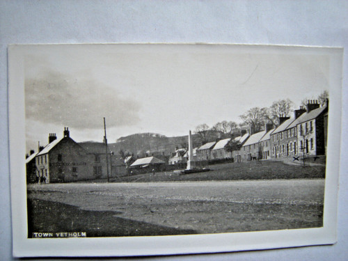 Postcard town yetholm - postcard.,