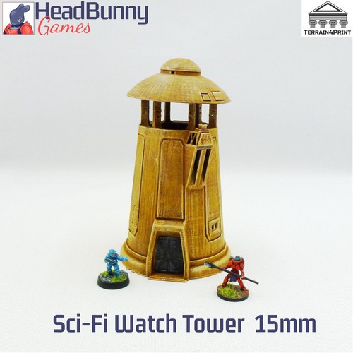 15mm sci watch tower - sci-fi,