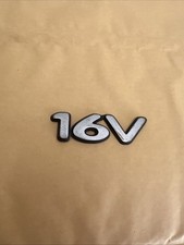 GENUINE ORIGINAL VINTAGE FORD 16V Car Badge - FREE POST