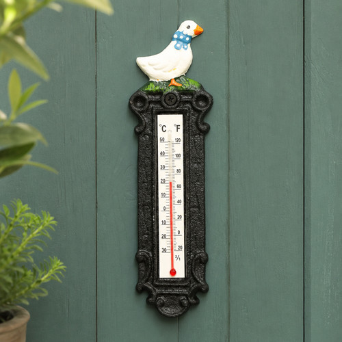Cast iron duck outdoor - cast,