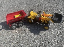 Rolly Tractor, Trailer, Back Hoe And Winch 