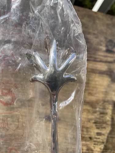 Vintage silver plate scissor - silver,