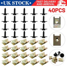 40PCS For BMW Undertray Screw