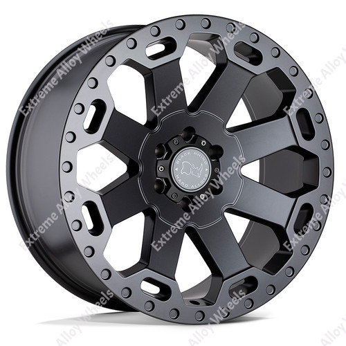 Black arsenal alloy wheels - black,