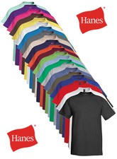 Hanes USA Beefy-T Plain Cotton Heavyweight Tee T-Shirt Tshirt S-4XL