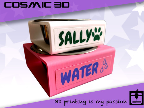 Custom printed dog bowl - custom,