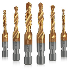 6 Drill & Tap Set HSS Titanium