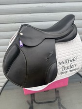 Zaldi Royal Event Saddle Black 17.5 28 Wide Can Be Adjusted By A Saddler