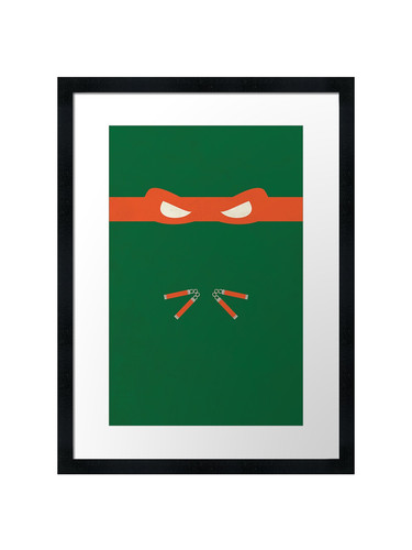 Orange ninja turtles - ninja,