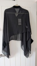 Zara Cape Size XS/S Black
