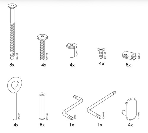 Ikea replacement hardware - ikea,