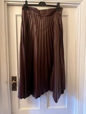 New zara faux - faux, burgundy